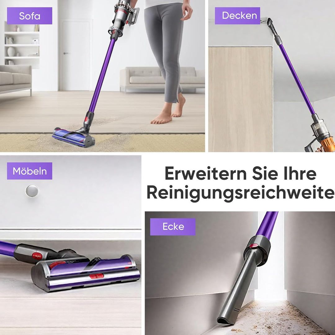 Verlängerungsrohr für Dyson V11 V15 V10 V8 V7 Stabstaubsauger,Ersatz Teleskoprohr Schnellspanner Ver
