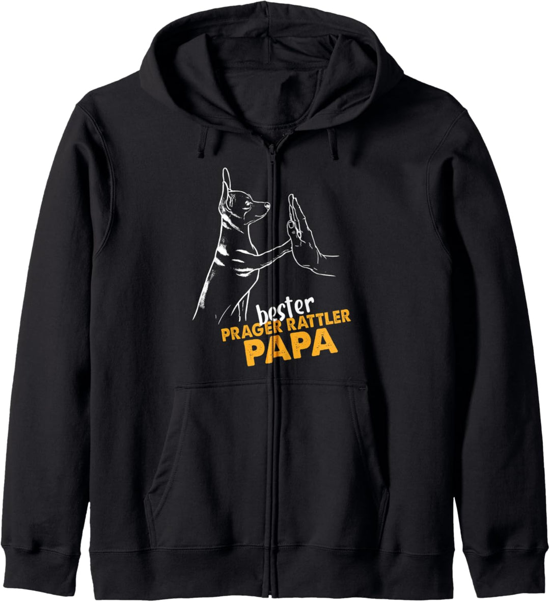 Best Prager Rattler Papa Prager Rattler Hund Prager Rattler Kapuzenjacke