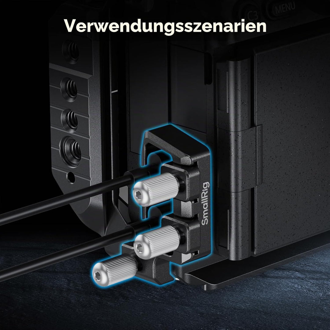 SMALLRIG Clamp for USB-C Cable for Sony Alpha 7 V Cages 6062