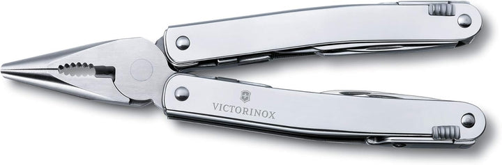 Victorinox Multifunktionswerkzeug Swiss Tool Spirit X, 24 Funktionen, Multitool mit Feststellklinge