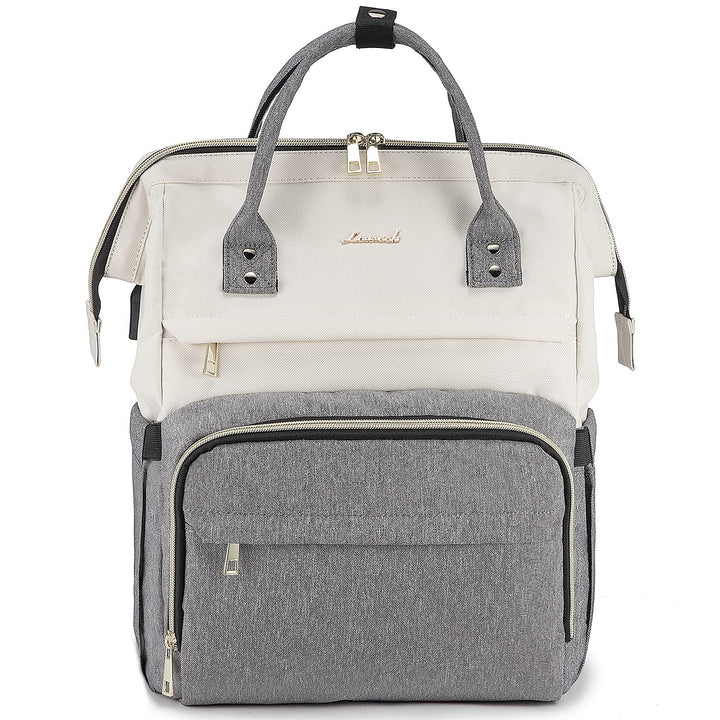 LOVEVOOK Laptop Rucksack Damen 15,6 Zoll, Gross Schulrucksack Teenager, Rucksack Handgepäck, Wasserd