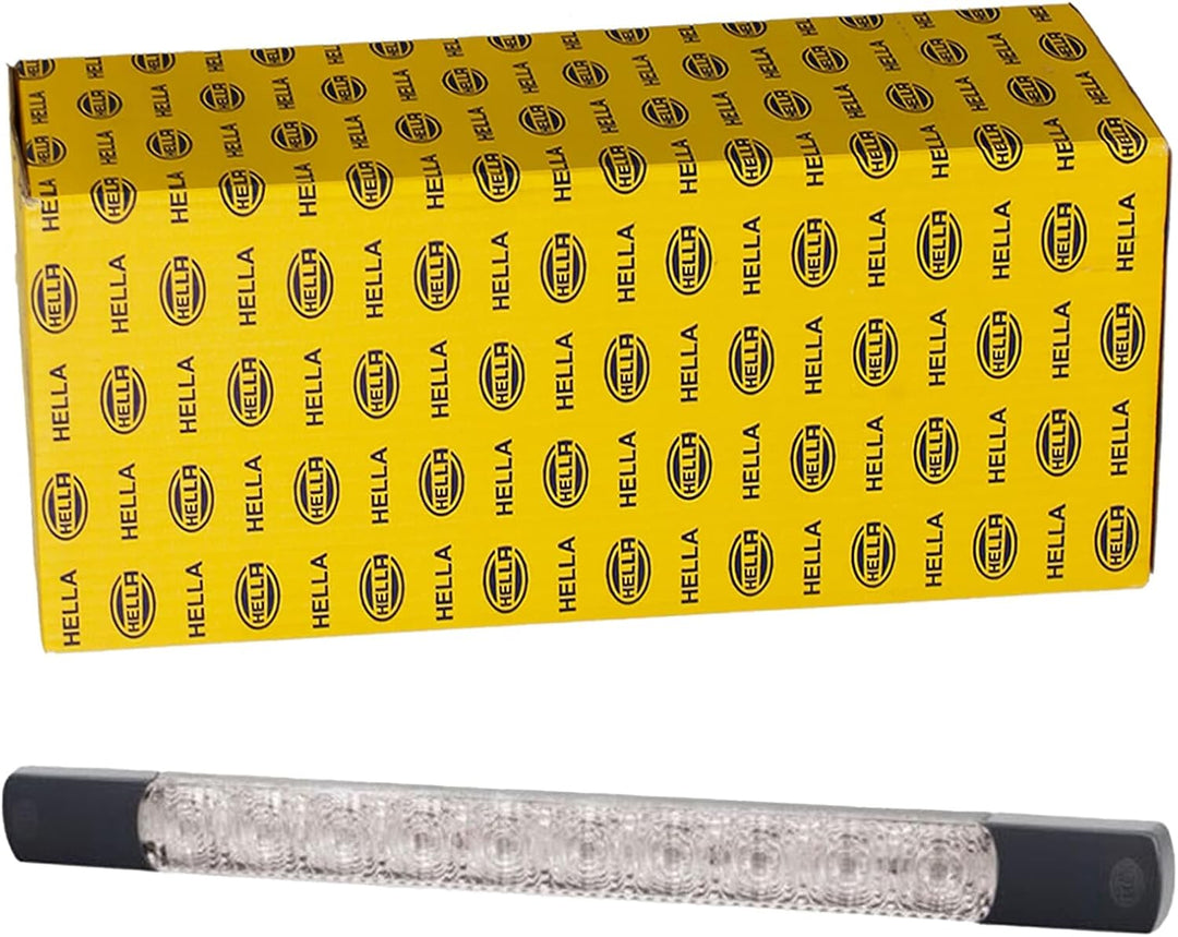 HELLA - Blinkleuchte - Strip Lamp - LED - 24V - Anbau/geschraubt - Lichtscheibenfarbe: glasklar - Ka
