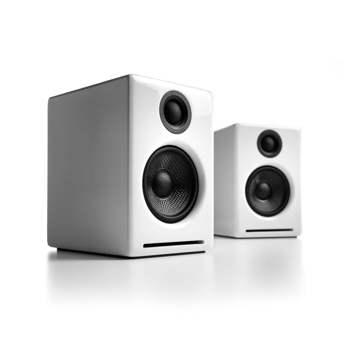 Audioengine A2+ 60W Aktiver Desktop-Lautsprecher | Integrierter DAC &amp; Analogverstärker | Direkter US