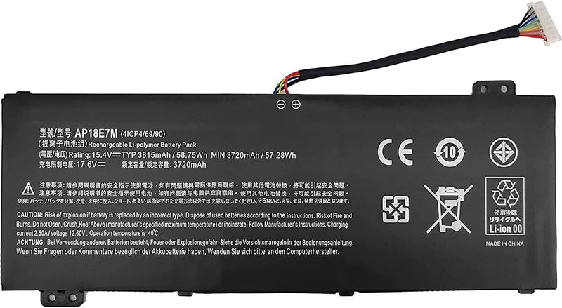 AKKEE AP18E7M AP18E8M Akku für Acer Nitro 5 AN515-54 AN517-51 AN515-55 AN515-44 AN515-43 Nitro 7 AN7