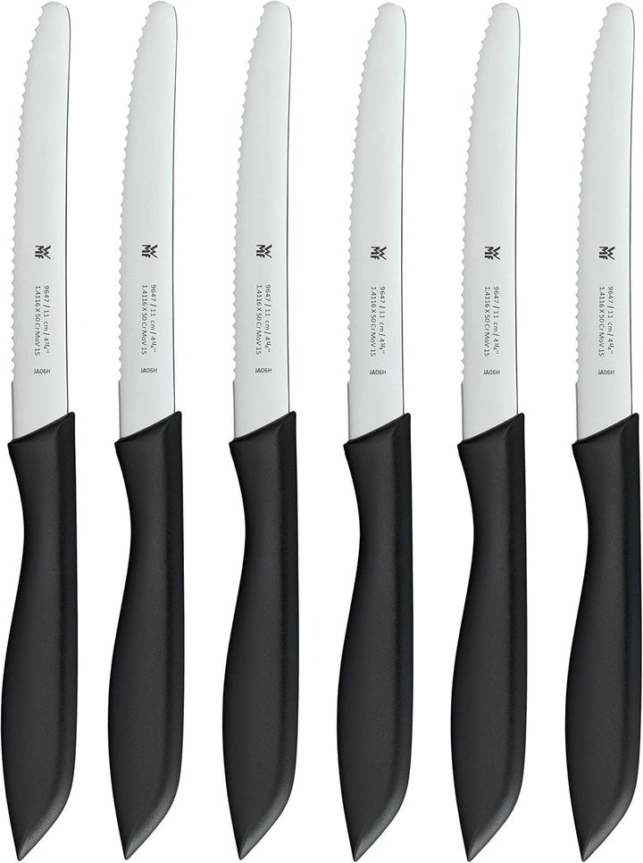 WMF Messerblock mit Messerset 7-teilig & Classic Line Frühstücksmesser Set 6-teilig, 23 cm, Brötchen