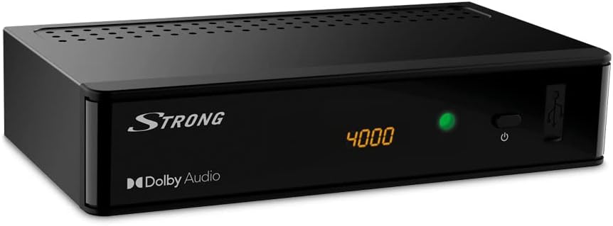 STRONG SRT8215 HD Receiver (DVB-T2, HEVC, H.265, Dolby® Digital Plus), schwarz