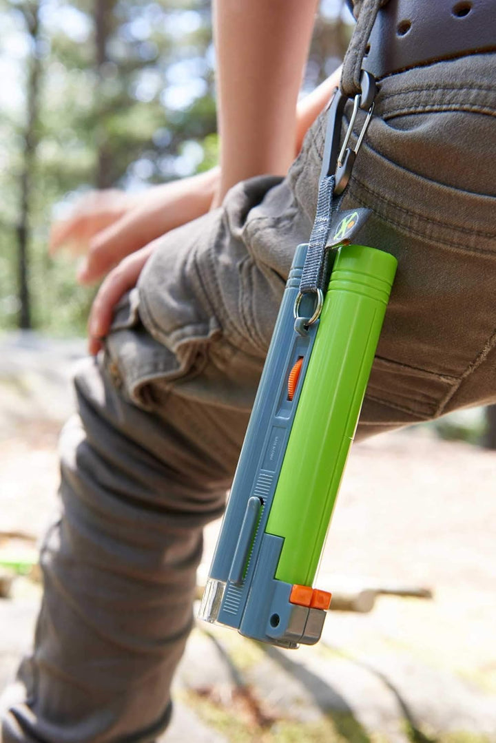 HABA 305376 - Terra Kids Mikroskop, tragbares Mikroskop für Naturbeobachtungen mit Kindern, Beobacht