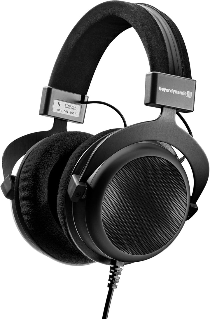 beyerdynamic DT 880 hochwertige, halboffene Over-Ear-Kopfhörer mit HiFi-Stereo, 250 Ohm, Schwarz, Li