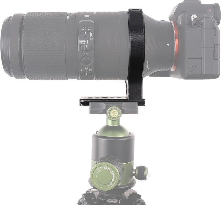 Hersmay Metall Objektiv Stativschelle für Sigma 100-400 F5-6.3 DG DN OS Objektiv für Sony E Mount Ar