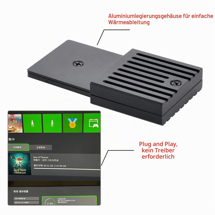 cablecc CF-Express Type-B auf M.2 NVMe 2230 M-Key Adapter CFE für Xbox Serie X&amp;S CH SN530 SSD PCIe4.