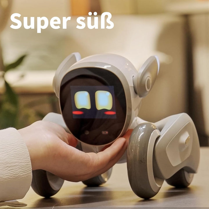 Loona KEYI Premium Haustier-Roboter mit Ladestation (Smarte AI ChatGPT-4o, Stimmen- & Gestensteuerun