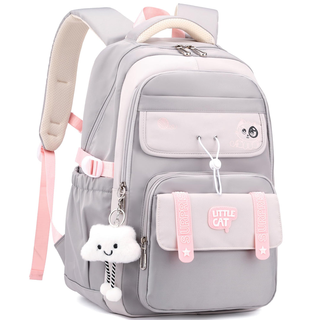 ibalulu Schulrucksack Teenager Mädchen Schulranzen Rucksack Wasserdicht für Mädchen Jungen, Gross Sc
