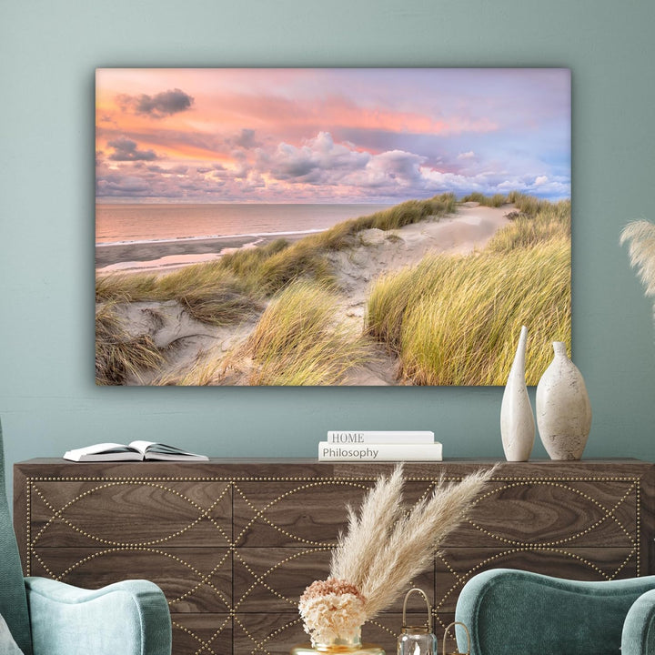 MuchoWow© Bild auf Leinwand Gross 120x80 cm XXL Gemälde Leinwandbild Dekoration Wohnzimmer Bilder Wa