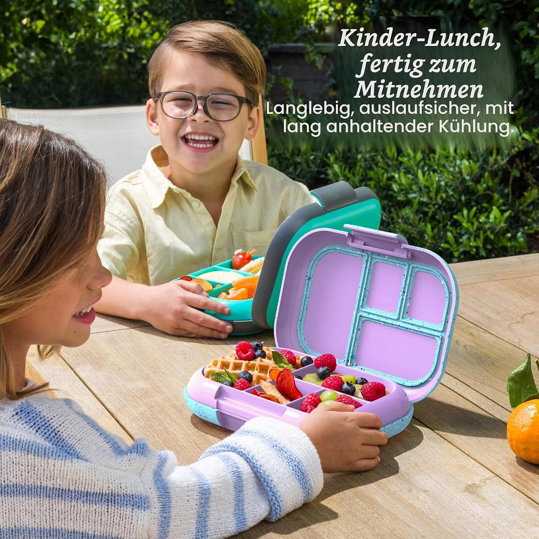 Bentgo Kids Chill Auslaufsichere Lunchbox - Inklusive wiederverwendbarem Eisbeutel hält Lebensmittel