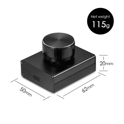 Nobsound H6 USB Volume Control Knob, VOL Controller, Lossless Adjuster, Audio Digital Remote Control