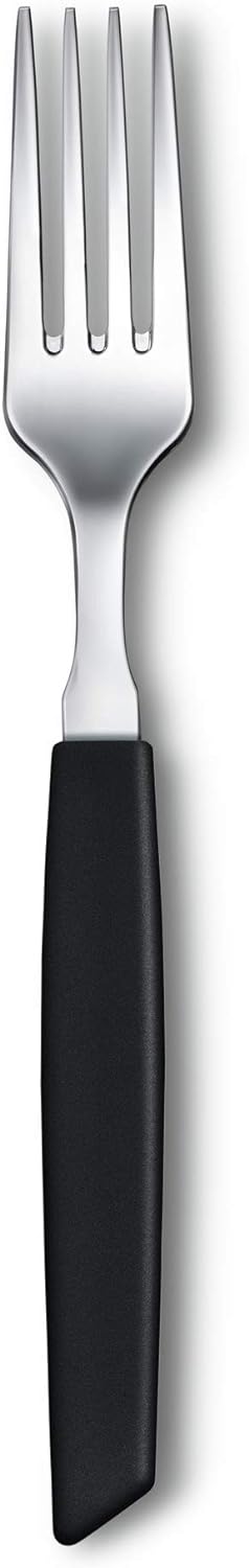VICTORINOX Swiss Modern Besteck-Set für 6 Personen, 12-teilig, inkl. scharfe Messer mit Wellenschlif