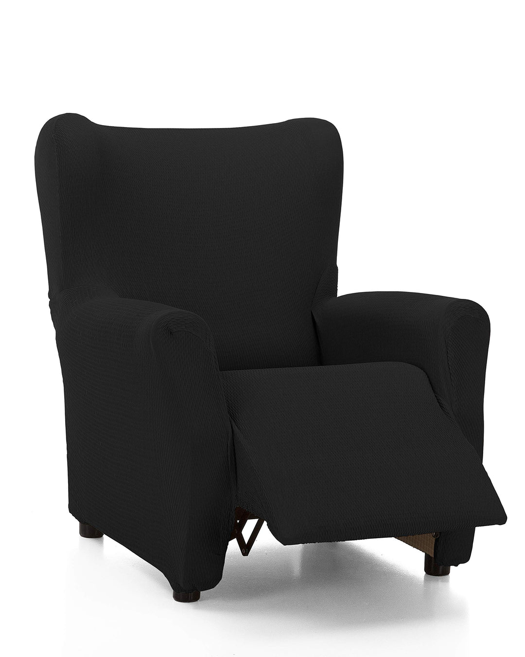 Martina Home Tunez Sesselbezug, Leder Relax COMPLETA Schwarz, Schwarz