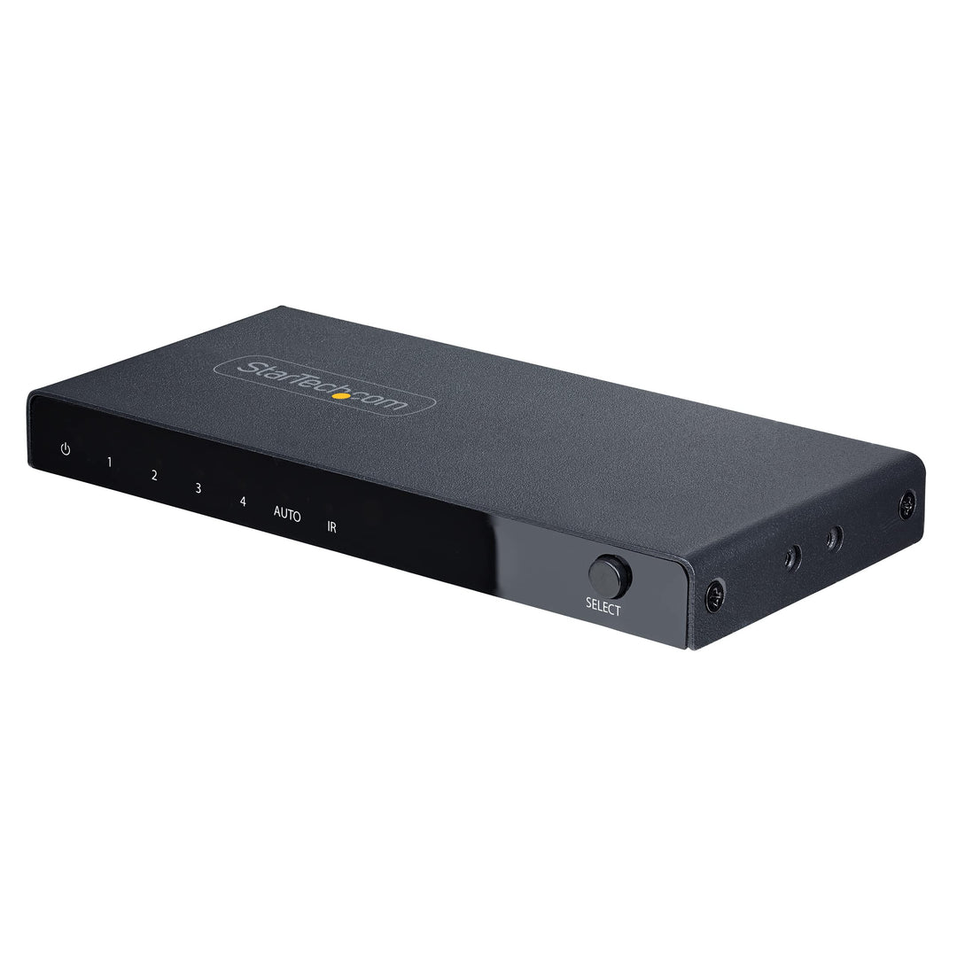 StarTech.com 4-Port 8K HDMI Switch, HDMI 2.1 Switch 4K 120Hz/8K 60Hz UHD, HDR10+, HDMI Switch 4 In 1