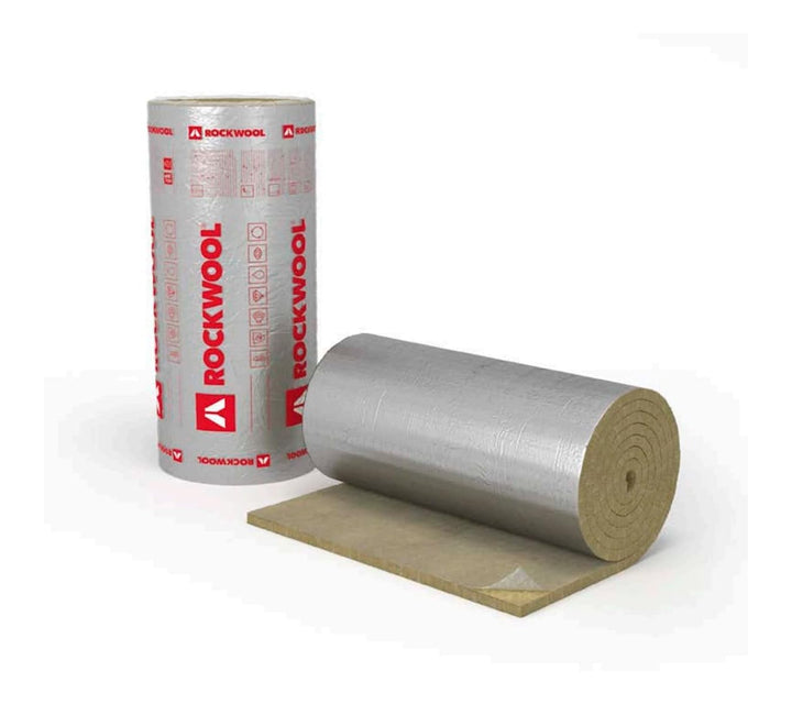 Rockwool KLIMAFIX Selbstklebende Lamellenmatte Steinwolle 20 - 50mm (braun, 40mm - 6m x 1m - 6m²) Br