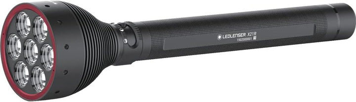 Ledlenser X21R Taschenlampe LED, Suchscheinwerfer, aufladbar mit Lithium LiFePO Akku, 5000 Lumen, fo