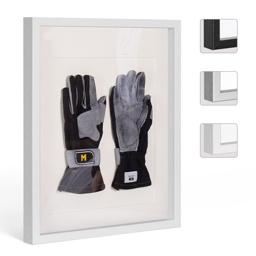 Bildershop-24 Objektrahmen Trikotrahmen Vario inkl. Bügel und Passepartout 30x60cm Weiss (lackiert)