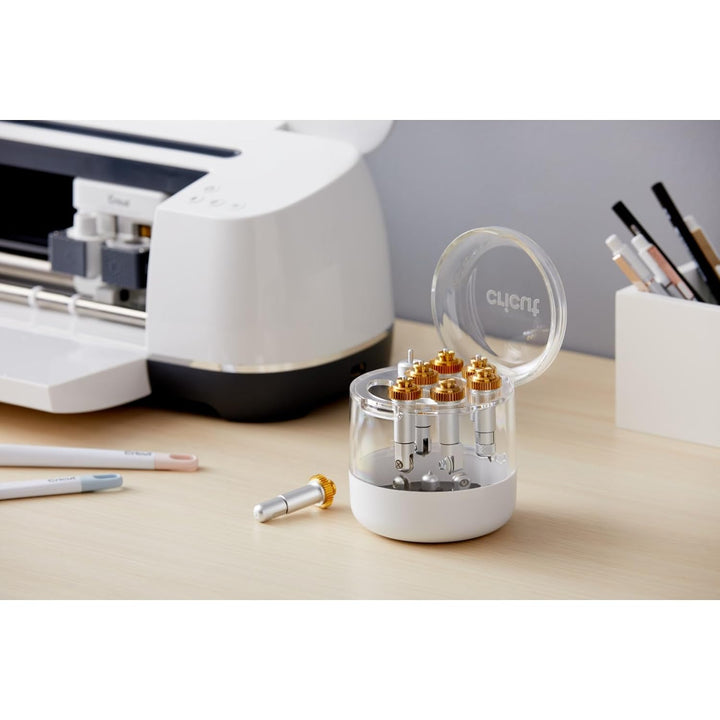 Cricut Gravierspitze Gehäuse Engraving Tip + QuickSwap Housing for Maker Machines, Metall, Multicolo