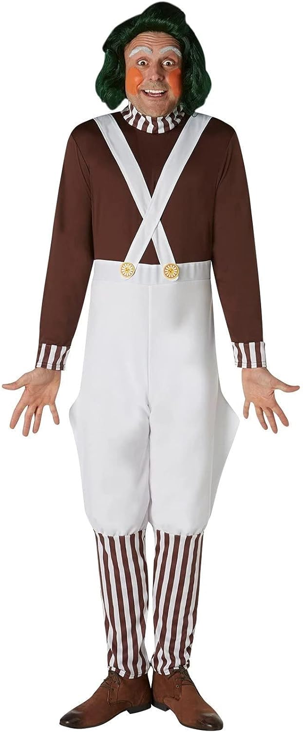 Rubie‘s Official Oompa-Loompa-Kostüm für Erwachsene aus Willy Wonka und die Schokoladenfabrik, Gröss