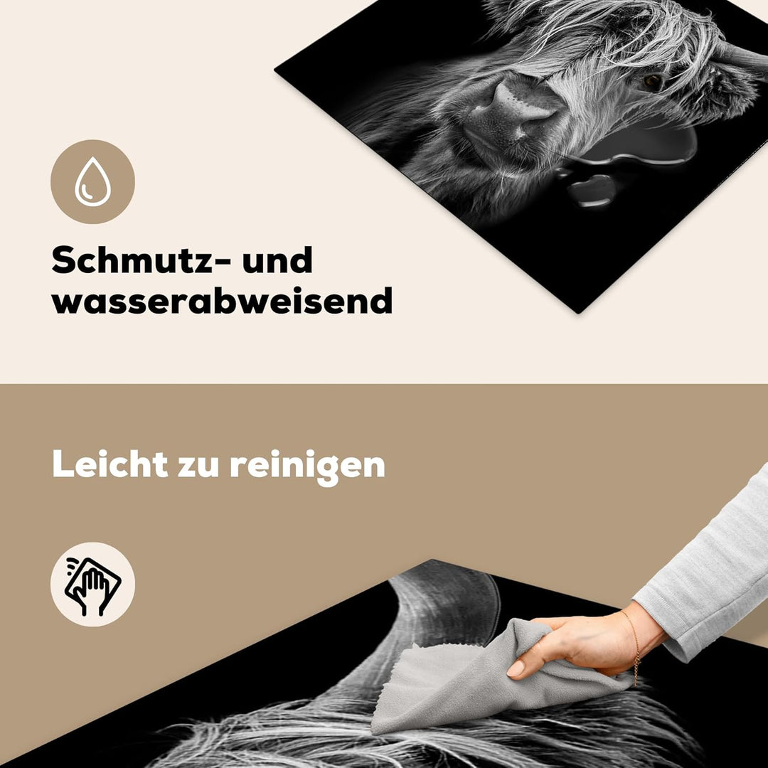 Herdabdeckplatte Einteilig Induktionsmatte Küche Abdeckung Ceranfeld Herd Abdeckplatte Vinyl Matte A