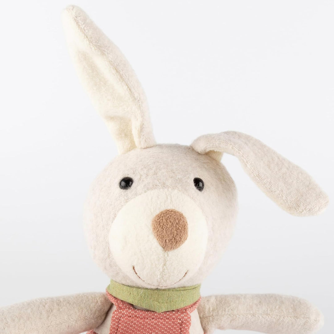 sigikid Kuscheltier Latzhosen Hase, blau Sweety Plüschtier, 30, Blau