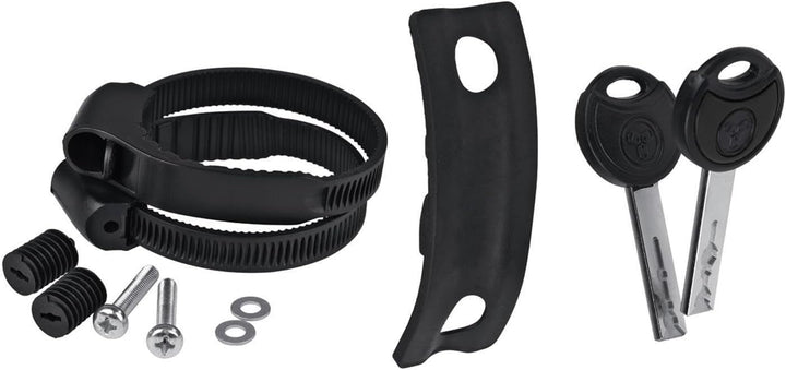 Trelock FS 380 Trigo L Faltschloss 100 cm schwarz mit Halter X-Move inkl. Fahrradklingel
