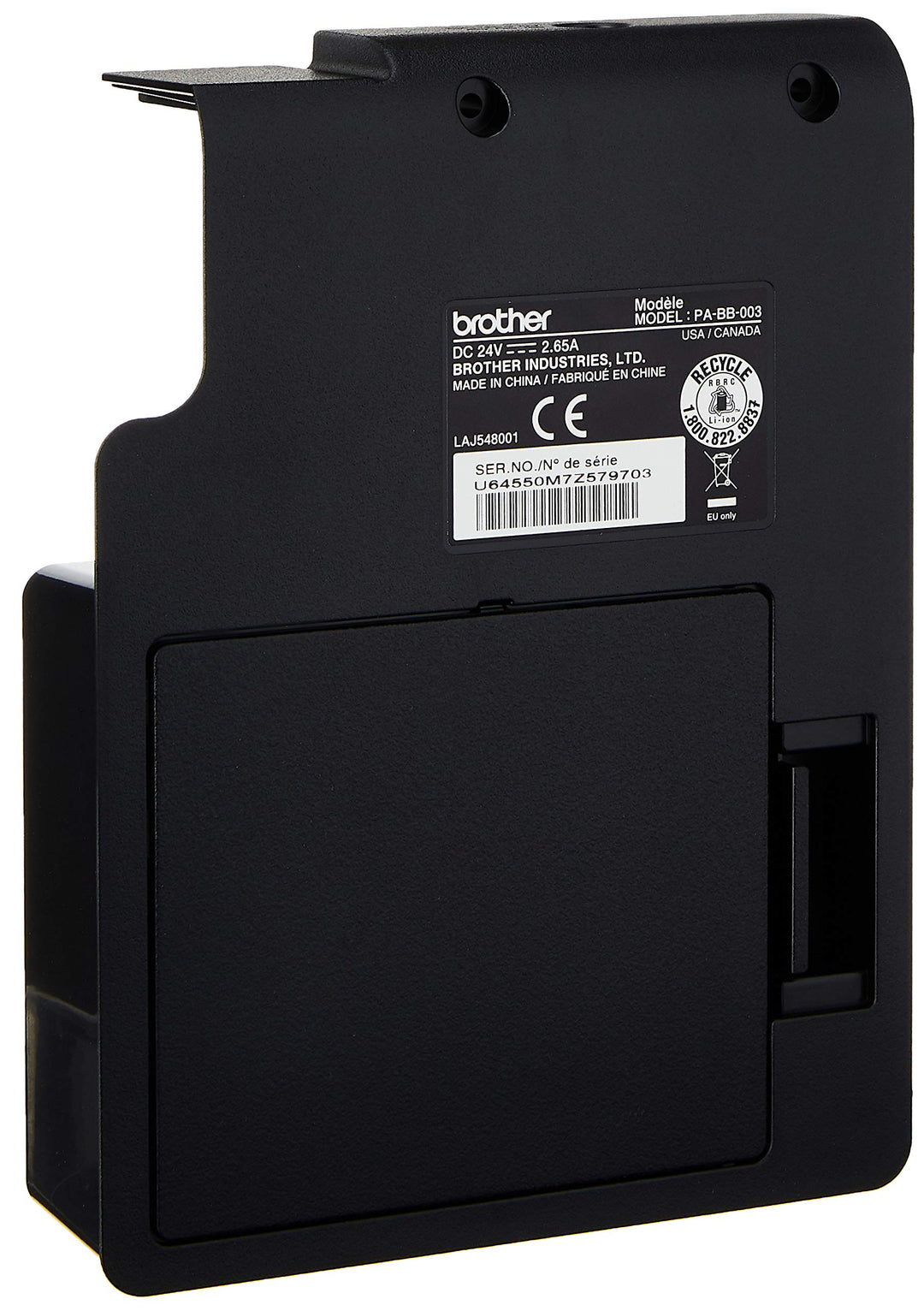 Brother PABB003 Akkuhalterung für PABT4000LI Schwarz