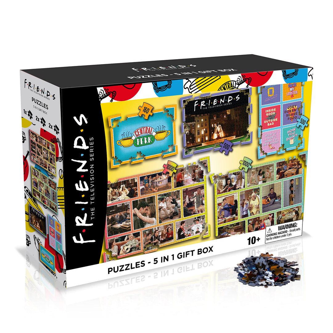 Puzzles WM01916-ML1-4 Friends TV-Serie 5-in-1 Spiel