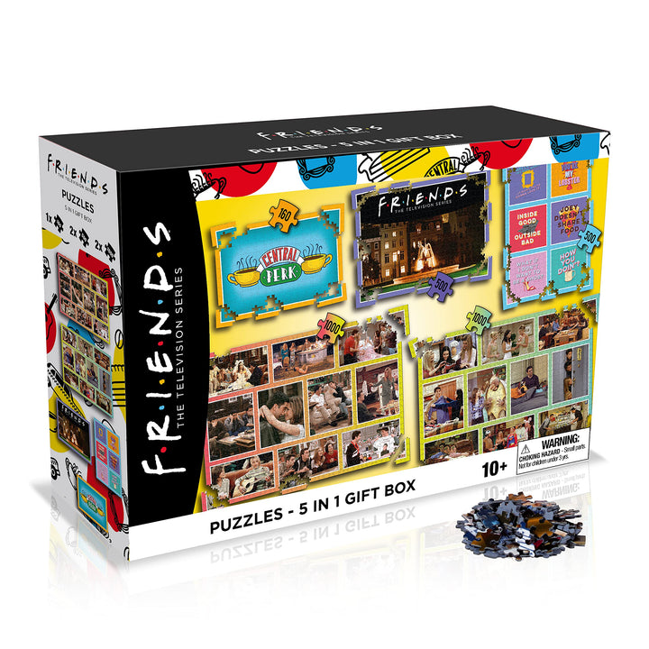 Puzzles WM01916-ML1-4 Friends TV-Serie 5-in-1 Spiel