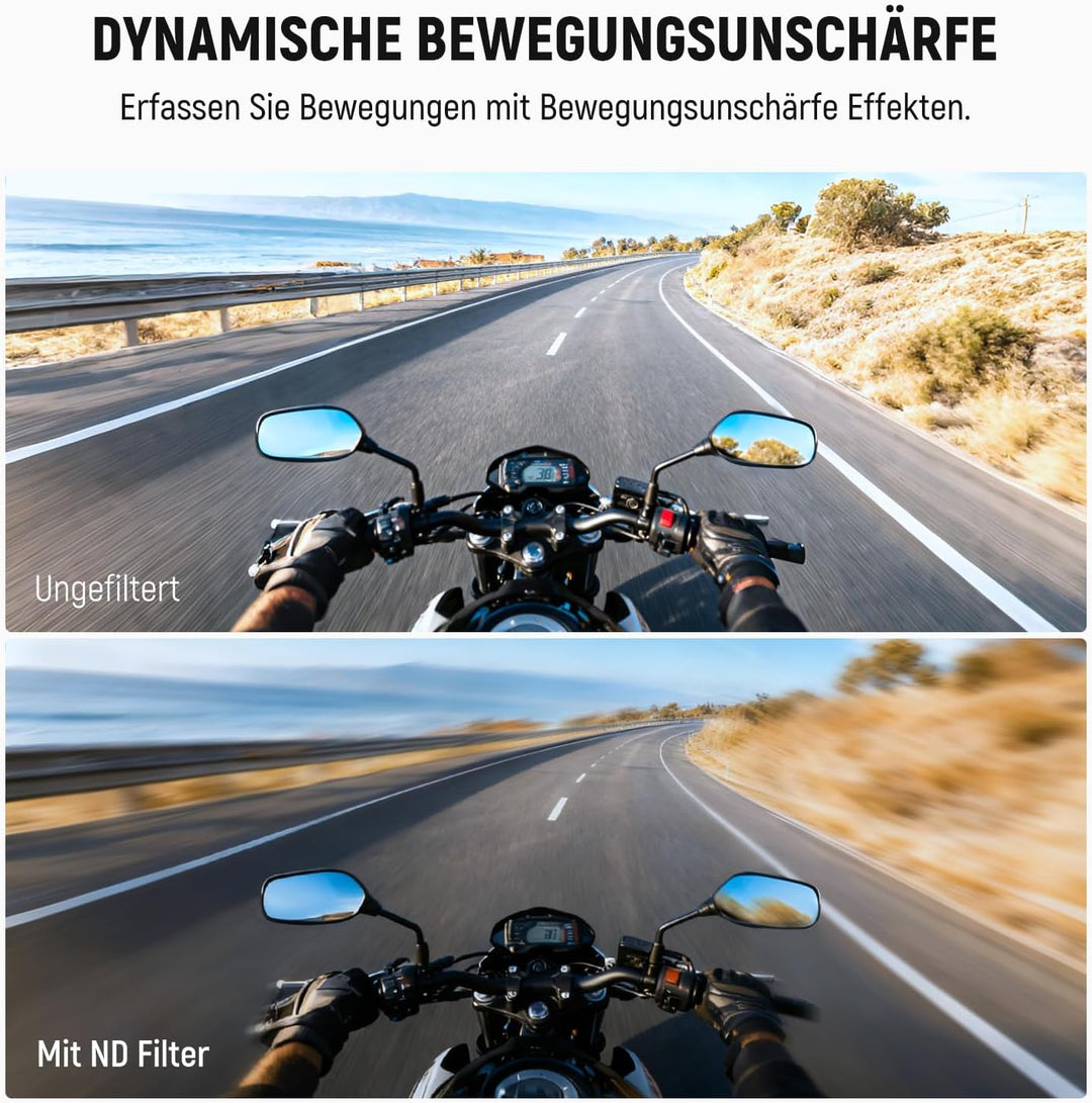 NEEWER ND Filter Set Kompatibel mit DJI Osmo Nano (ND8/16/32), 3er Pack, aufschraubbarer Graufilter