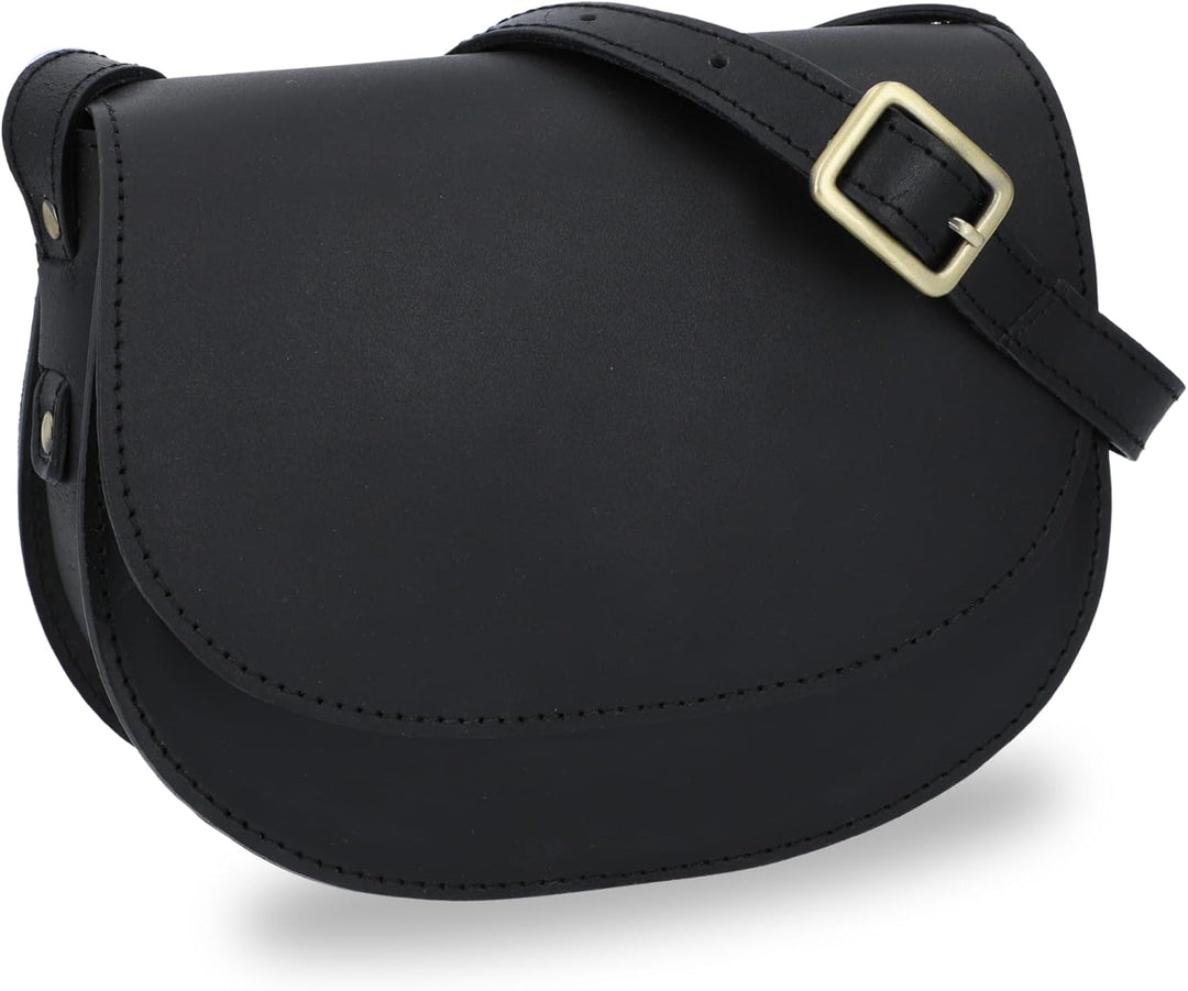 Gusti Umhängetasche Leder - Elenor Damen Handtasche Ledertasche Schultertasche Leder