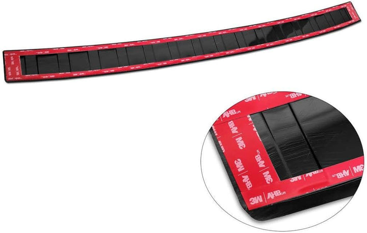 Avisa Spiegelschwarz Edelstahl Heckstossstangenschutz kompatibel mit BMW 2er U06 Active Tourer M-Pak