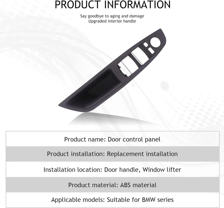 TZYSZDB F10 F11 Systemsteuerung Türinnengriff-Bedienfeld linkslenker für BMW 5 Serie 520 523 525 528