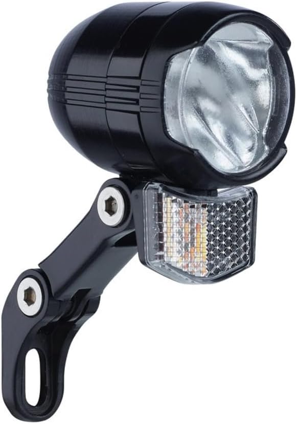 Büchel LED-Scheinwerfer Shiny 80 mit Halter ca.80 Lux E-Bike Version (1 Stück)