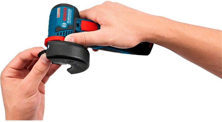 Bosch Professional 12V System Akku Winkelschleifer GWS 12V-76 (3 Trennscheiben, Scheibendurchmesser: