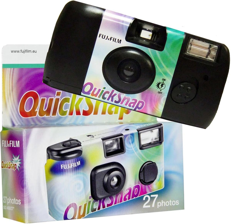 5x Fujifilm Quicksnap Flash Einwegkamera, 27 Bilder, mit