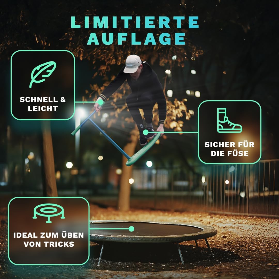 The Indo Trick Scooter - Stunt Scooter for Teens, Kids and Adults - Trampoline Scooter to Practice P
