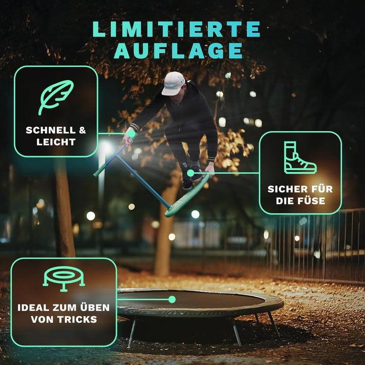 The Indo Trick Scooter - Stunt Scooter for Teens, Kids and Adults - Trampoline Scooter to Practice P
