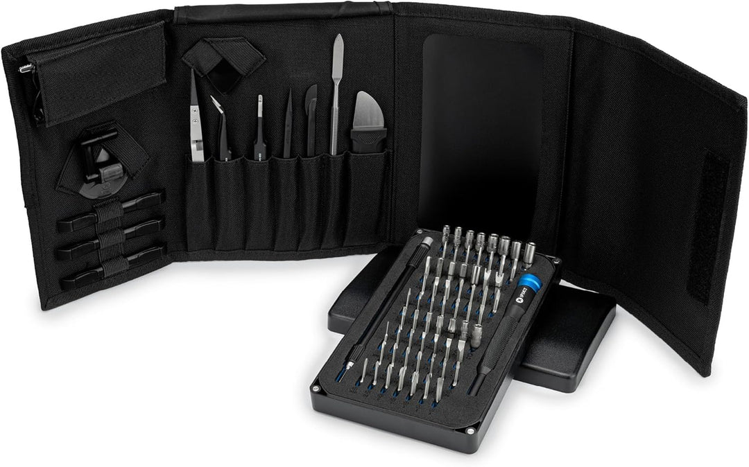 iFixit Pro Tech Werkzeugsatz (Schwarze Ausgabe) – Elektronik-Bit-Set und Öffnungswerkzeuge für Handy