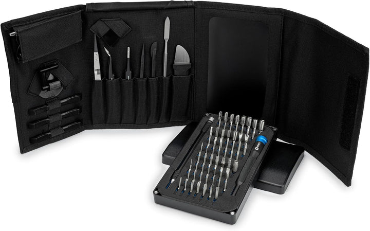 iFixit Pro Tech Werkzeugsatz (Schwarze Ausgabe) – Elektronik-Bit-Set und Öffnungswerkzeuge für Handy