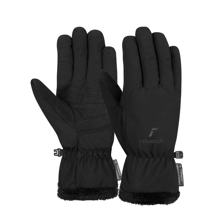 Reusch Damen Handschuhe Daily Lady Stormbloxx Winddicht, Extra Atmungsaktiv 6 Schwarz, 6 Schwarz