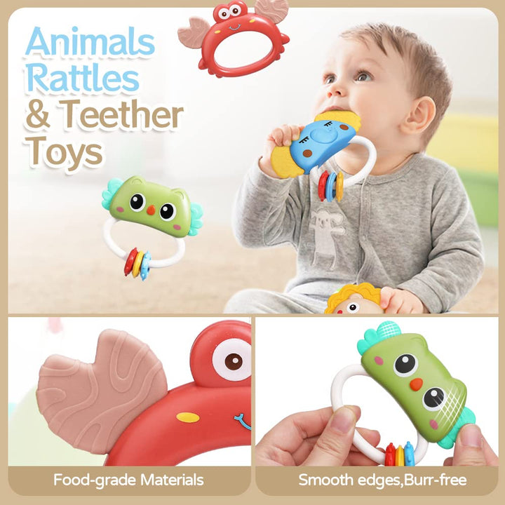 Mini Tudou Fernsteuerung Baby Mobile mit Stern Projektor & Timing-Funktion,Musical Mobile mit Melodi