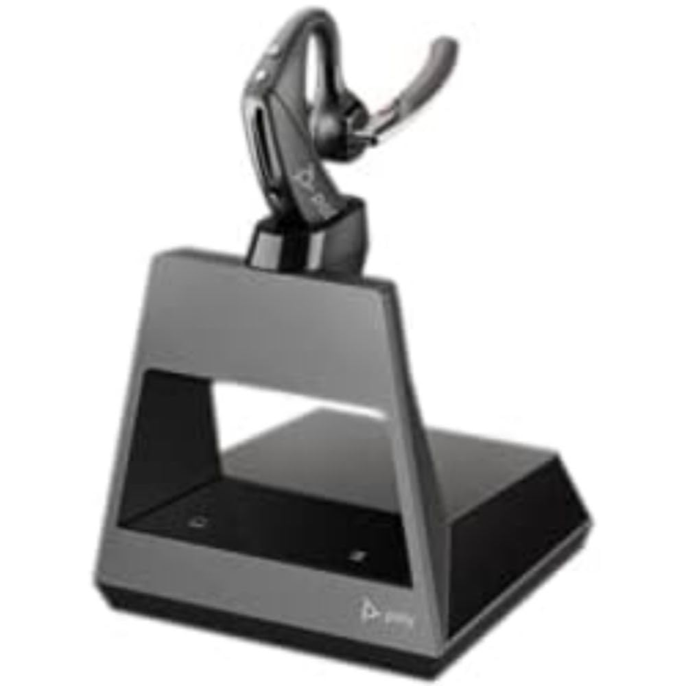 Plantronics – Voyager 5200 Office (Poly) Wireless Bluetooth-Headset, Active Noise-Cancelling, WindSm