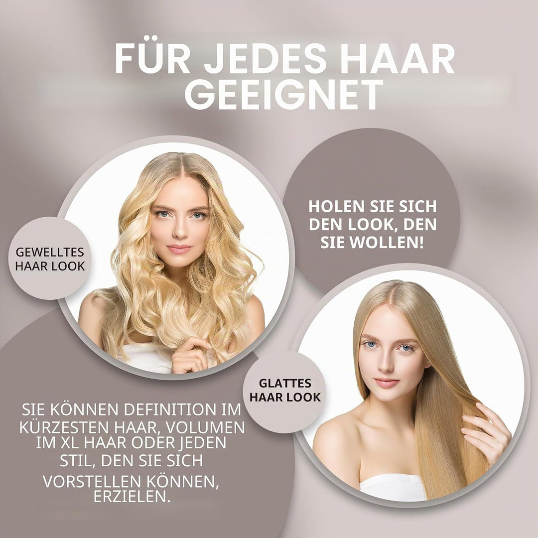 CORIOLISS | Haarbürsten für Frauen | Professionelle Titanium Round Barrel Ionic Haarbürste | Ideal f