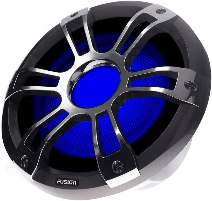 Subwoofer 10" Chrom mit LEDs