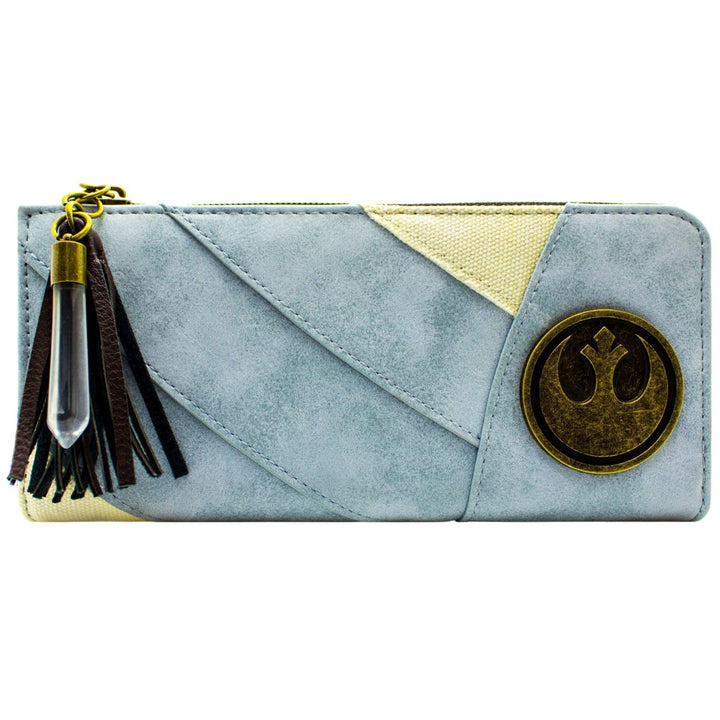 The Last Jedi Star Wars Rey's Outfit Rebel Emblem Portemonnaie Clutch Münzfach & Kartenhalter, Blau